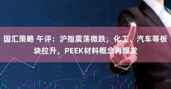 国汇策略 午评：沪指震荡微跌，化工、汽车等板块拉升，PEEK材料概念再爆发