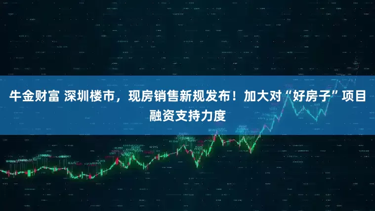 牛金财富 深圳楼市，现房销售新规发布！加大对“好房子”项目融资支持力度